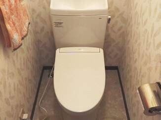 トイレリフォーム 機能性とお手入れのしやすさを重視した、快適に使えるレストルーム