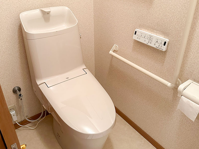 トイレリフォーム 最新スタイルの便利できれいなトイレ